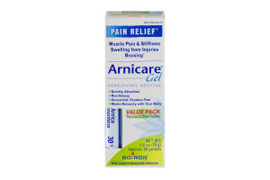 Boiron Arnicare Gel Homeopathic Medicine Pain Relief Value Pack Topical & Oral Pellets