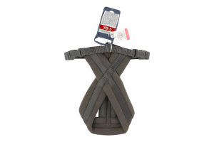 Шлея д/собак Преміум графітова нейлон/фліс туристична 15мм 30-40см Тріксі