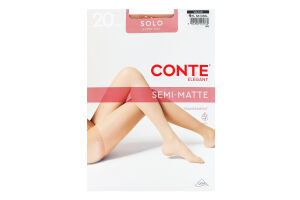 Колготки жіночі Conte elegant Solo 20den 4 natural