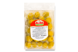 Оливки Белла ді Черінйола б/к в розсолі 400г п/е Альба Фуд
