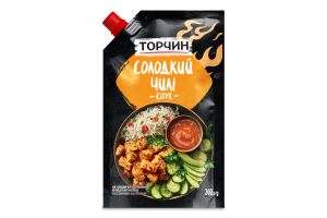 Соус пастеризованный Сладкий чили Торчин д/п 200г