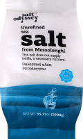 Соль морская мелкая из района Месолонги Salt Odyssey м/у 1кг