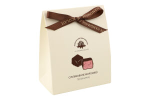 Набір цукерок Сублімоване полуничне морозиво в шоколаді 75г Lviv handmade chocolate