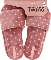 Капці відкриті домашні жіночі Twins №5602 36-37 рожевий