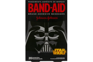 Band-Aid Brand Adhesive Bandages Assorted Sizes Star Wars - 20 CT