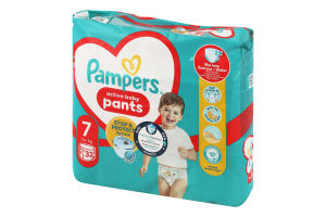 Трусики-підгузники для дітей 17кг+ 7 Pants 360 Pampers 32шт