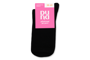Шкарпетки жіночі чорні з малюнком демі р.23-25 3341 Duna