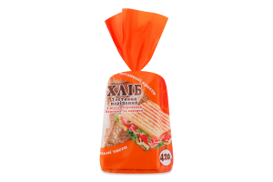 Хліб нарізний з цільнозернового борошна та висівок Тостовий Добрий м/у 0.42кг