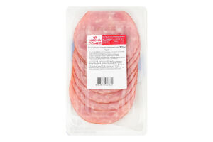 Шинка нарізка з рубленого м’яса М'ясна Гільдія в/к в/с лоток 0.1кг