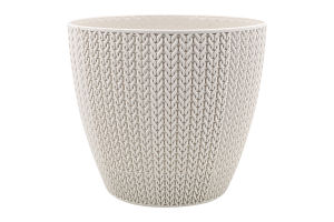 Вазон д/квітів Сумела 2,5л сіро-білий/бежевий Серінова