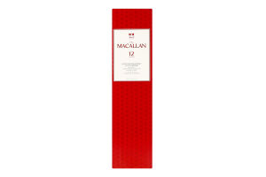 Віскі 0.7л 40% шотландське односолодове 12 років Sherry oak The Macallan к/у