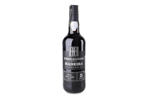 Вино 0.75л 19% кріплене міцне виноградне Madeira 5YO Henriques&Henriques пл