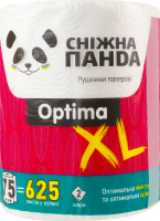 Полотенца бумажные 2-х слойные 625 листов Optima XL Сніжна Панда 1шт