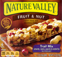 Nature Valley Fruit & Nut Chewy Trail Mix Granola Bars Trail Mix - 6 CT