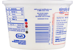 Kraft Simply 4% Milkfat Cottage Cheese Small Curd