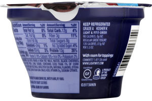 Dannon Light & Fit Greek Yogurt Black Cherry