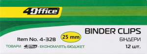 Біндери 4Office 25мм 4-328 04101220