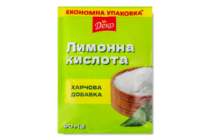 Кислота лимонна Деко м/у 90г