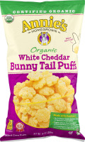 Annie's Homegrown Organic Baked Corn Puffs White Cheddar