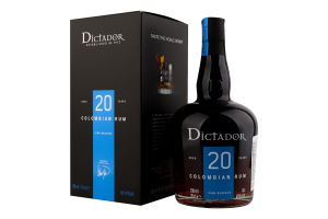 Ром 0.7л 40% 20YO Solera System Rum Dictador к/у
