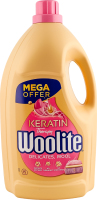 Средство для стирки жидкое для шерсти и деликатных тканей с кератином Woolite 4.5л