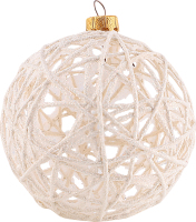 Прикраса ялинкова Куля Мотанка 100мм 31670