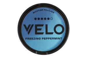 Подушечки никотиносодержащие бестабачные с подсластителями Velo Интенсивный Freezing peppermint 20х0.5г