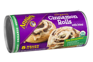 Annie's Homegrown Organic Cinnamon Rolls with Icing - 5 CT