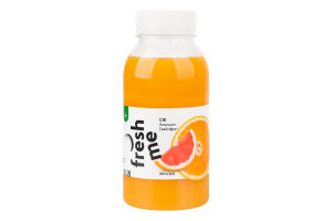 Сік пастеризований прямого віджиму апельсиновий з пюре грейпфрута Fresh me п/пл 250мл