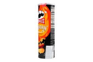 Снек пікантний Pringles смак сир чеддер гострий