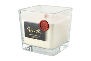 Свічка ароматична Vanilla соєвий віск скло 10*10см Пако ІФ