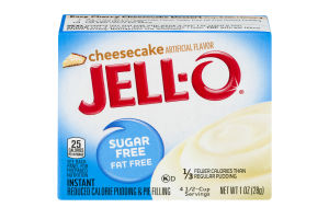 JELL-O Instant Fat Free & Sugar Free Pudding & Pie Filling Cheesecake