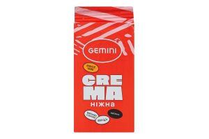 Кофе натуральный жареный молотый Crema Gemini в/у 250г