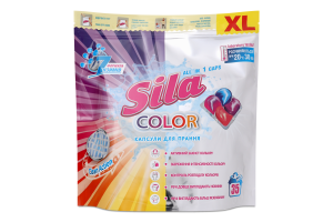 Капсули д/прання Color 35*21г Sila