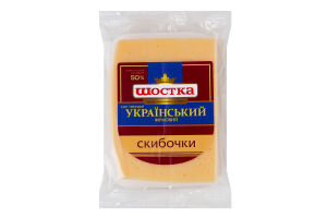 Сир 50% твердий скибочки Український фірмовий Шостка м/у 150г