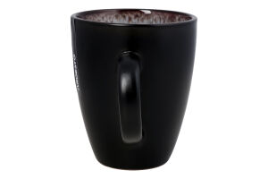 Чашка Bolzano 380мл чорно-коричнева кераміка Ardesтo