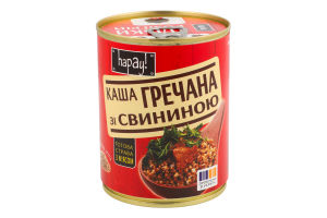 Каша гречневая со свининой hapay! ж/б 340г