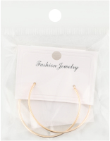 Сережки Кільця жовтий метал в асортименті