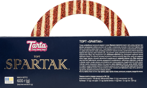 Торт Spartak Tarta к/у 600г