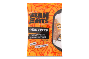 Чизбургер с куриным бифштексом Urban Eats охл м/у 140г