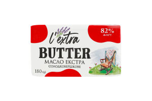 Масло с.в. екстра 82,0% L`extra 3,6 кг-20 шт