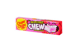 Конфеты жевательные со вкусом клубники Incredible chew Chupa Chups м/у 45г