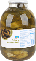 Огірки мариновані пастеризовані aro с/б 2.9кг
