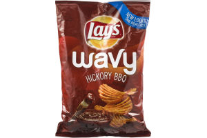 Lay's Potato Chips Wavy Hickory BBQ