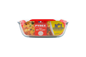 Форма скляна квадратна 2.2л 25x22х7см №212В100/7948 Air fryer Pyrex 1шт