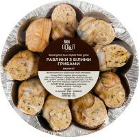 Улитки замороженные большие в раковинах с белыми грибами Mon Gout лоток 200г