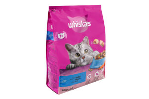Корм сухий повнораціонний для дорослих котів З тунцем Whiskas м/у 800г