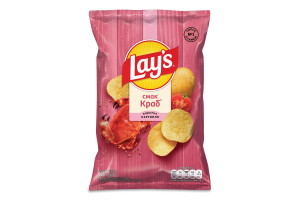 Чипсы картофельные Краб Lay's м/у 120г