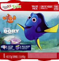 Yoplait Trix Low Fat Yogurt Wild Berry & Cotton Candy - 8 CT
