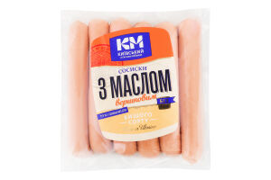 Сосиски З вершковим маслом Київський м'ясокомбінат в/с кг